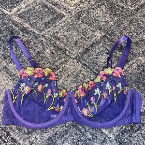 Savage X Fenty Floral Lingerie Bra